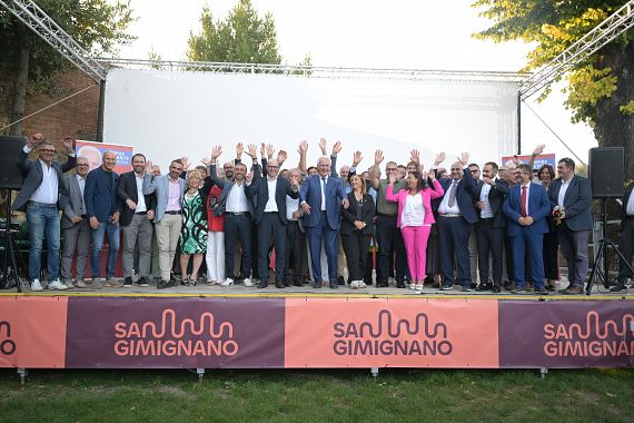 L'evento di sottoscrizione del Patto di San Gimignano